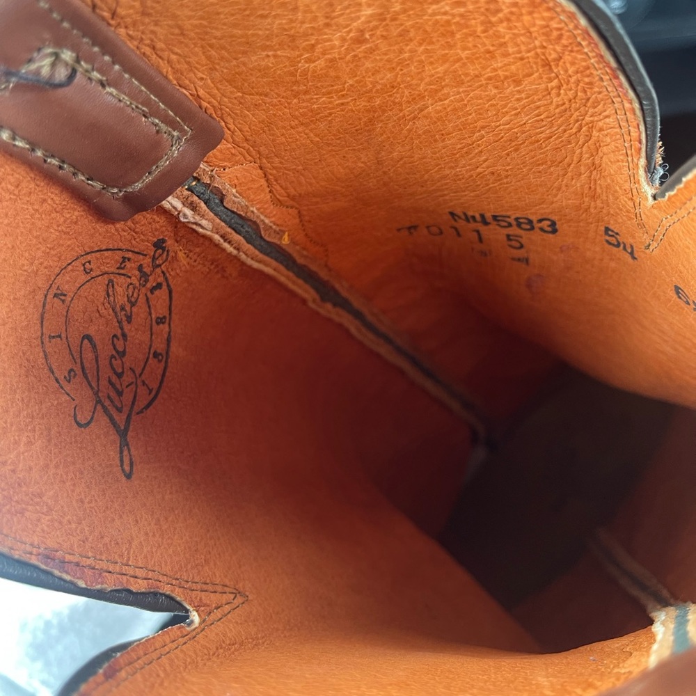 Lucchese western cow girl boots